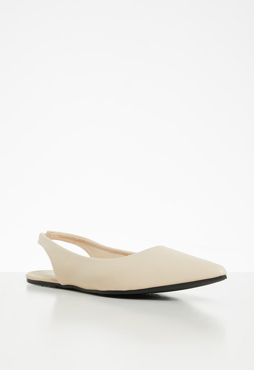 Cotton On - Essential lenni slingback point - stone