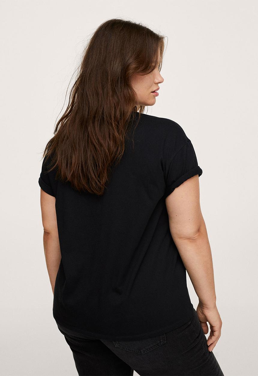 MANGO - Plus T-shirt mickey - black