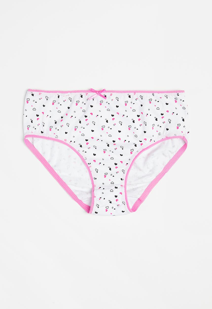 MINOTI - Girls 5 pack hearts briefs - multi