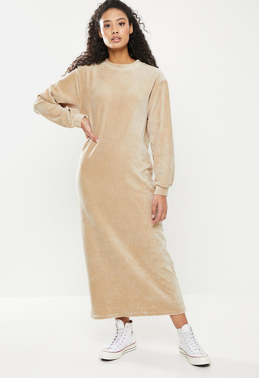 Glamorous - Oversized maxi jumper dress - stone