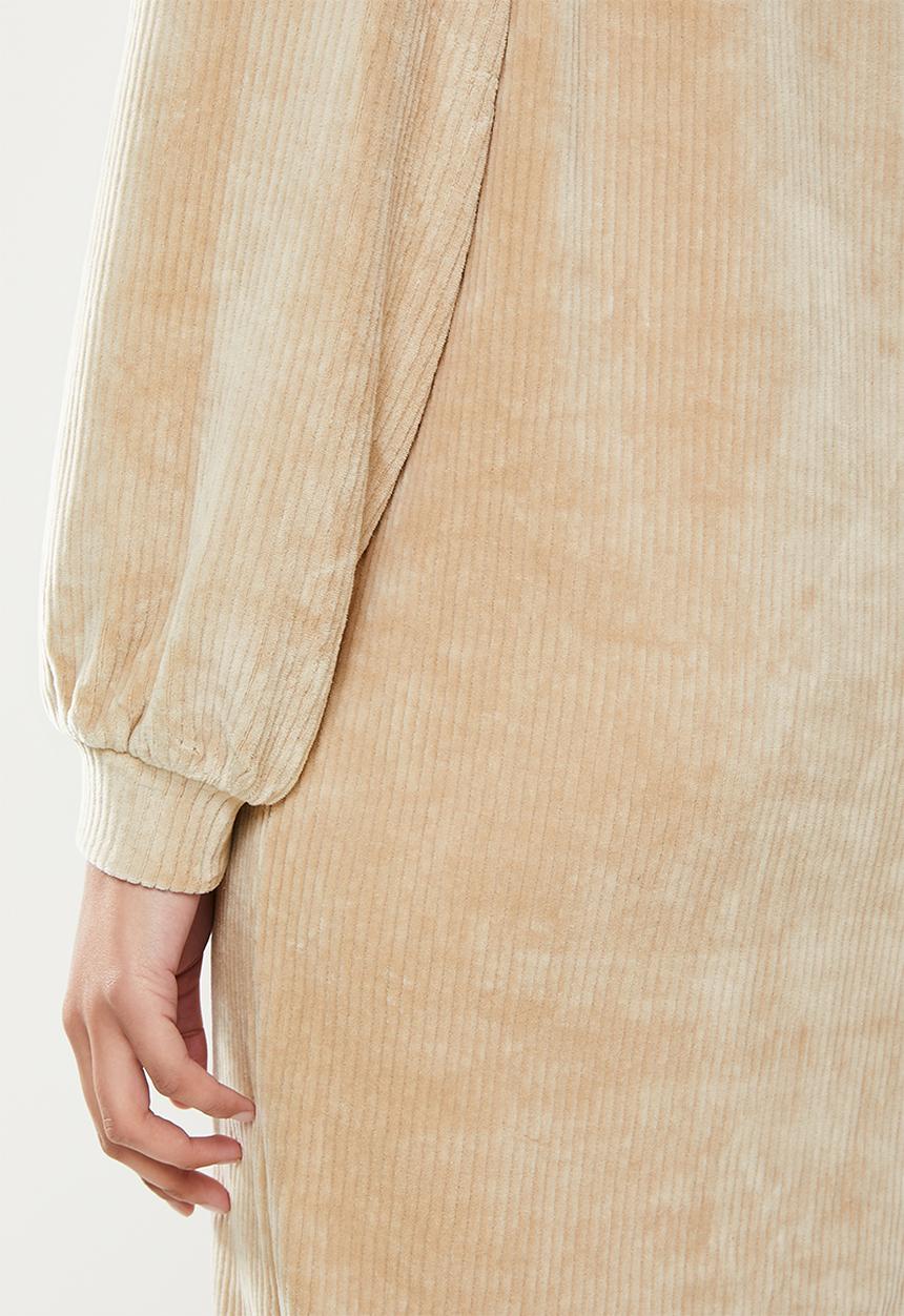 Glamorous - Oversized maxi jumper dress - stone