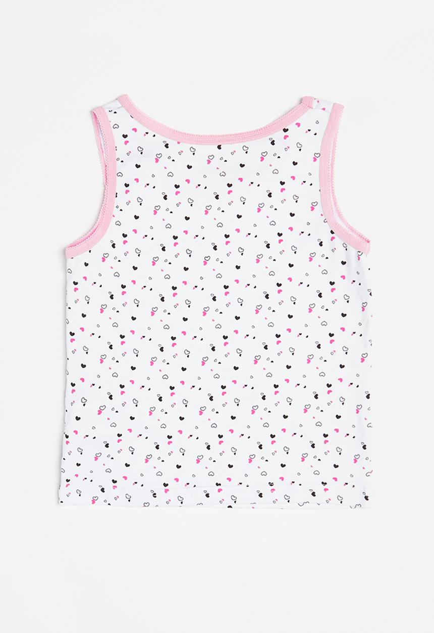 MINOTI - Girls 3 pack aop vests - multi