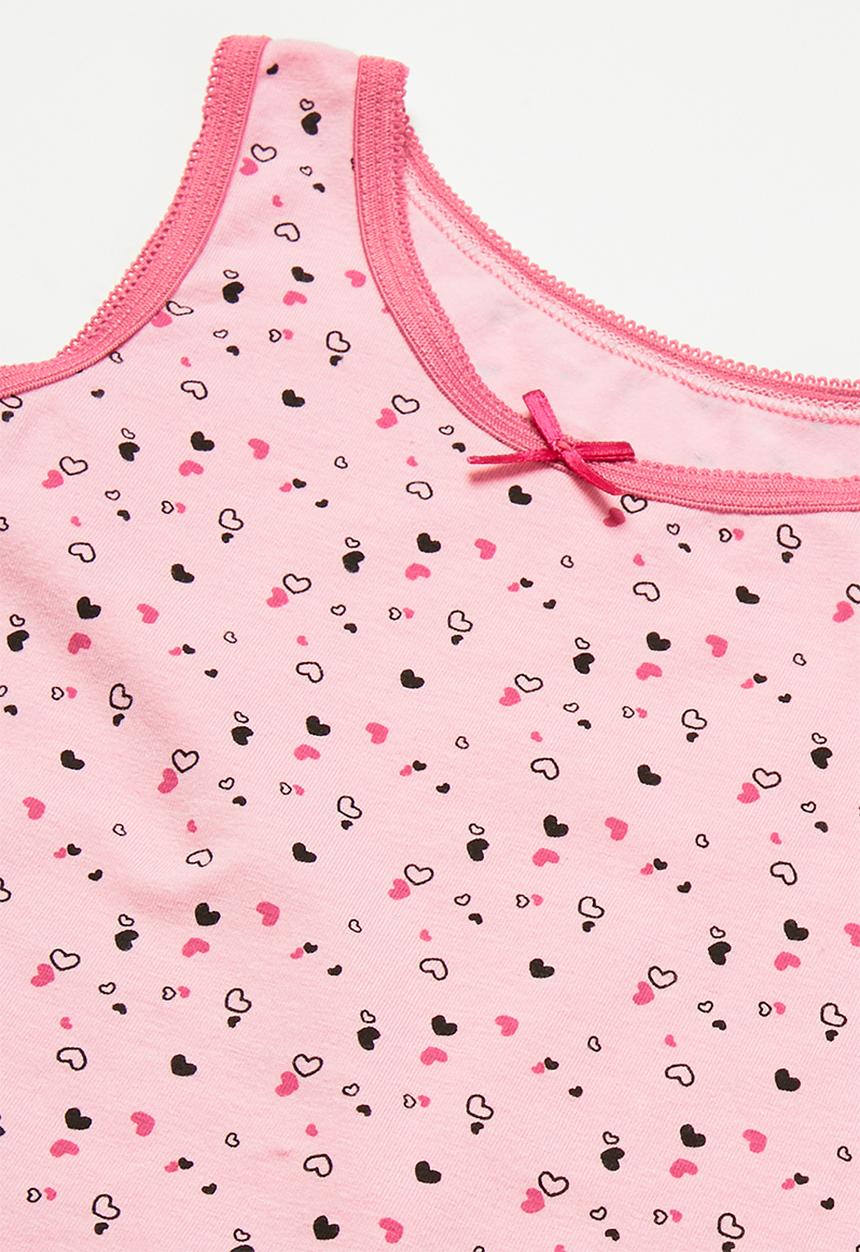 MINOTI - Girls 3 pack aop vests - multi