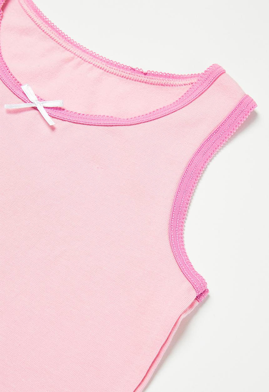 MINOTI - Girls 3 pack aop vests - multi