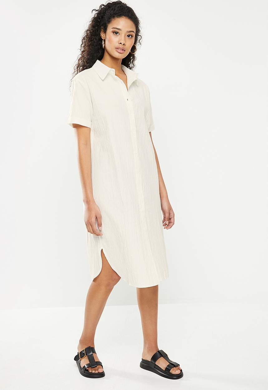 dailyfriday - Maxi shirt dress - white