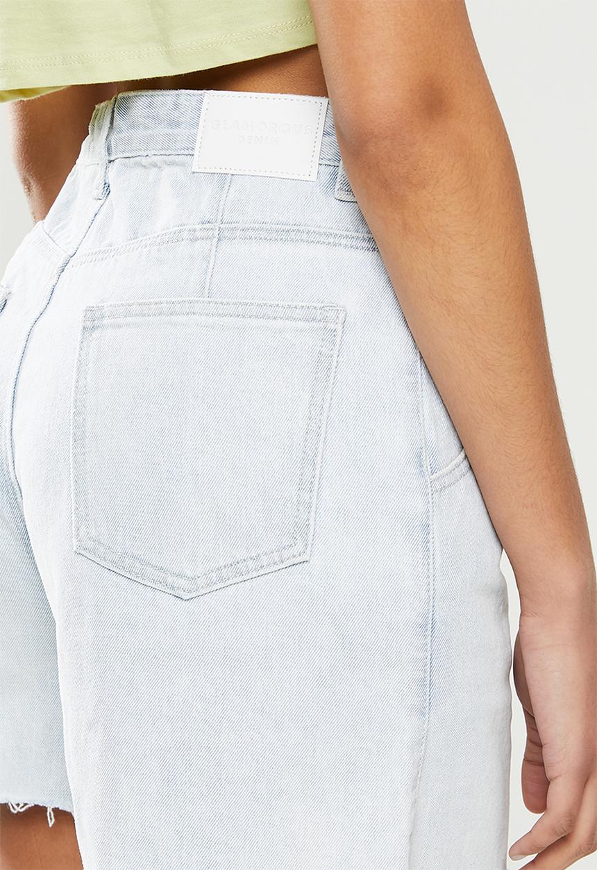 Glamorous - Denim casual shorts - bleach wash