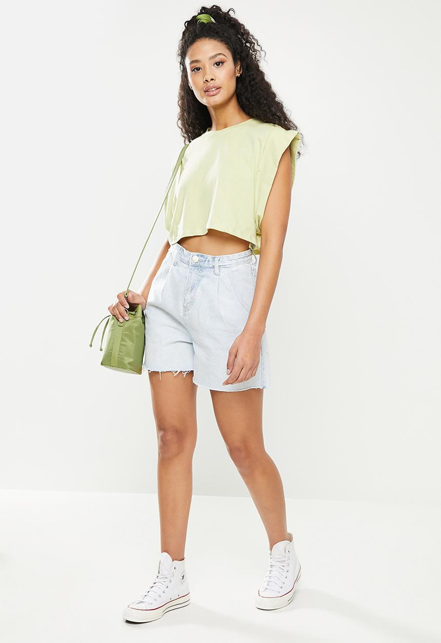 Glamorous - Denim casual shorts - bleach wash