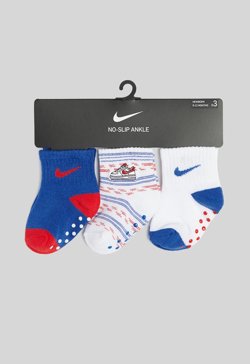 Nike - Nhb af1 stripe gripper 3 pack - multi 