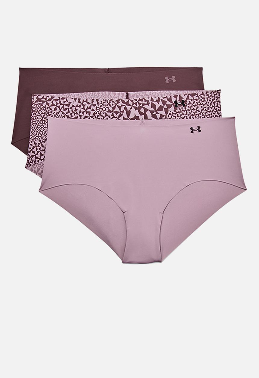 Under Armour - Ps hipster 3pack print - mauve pink / ash plum