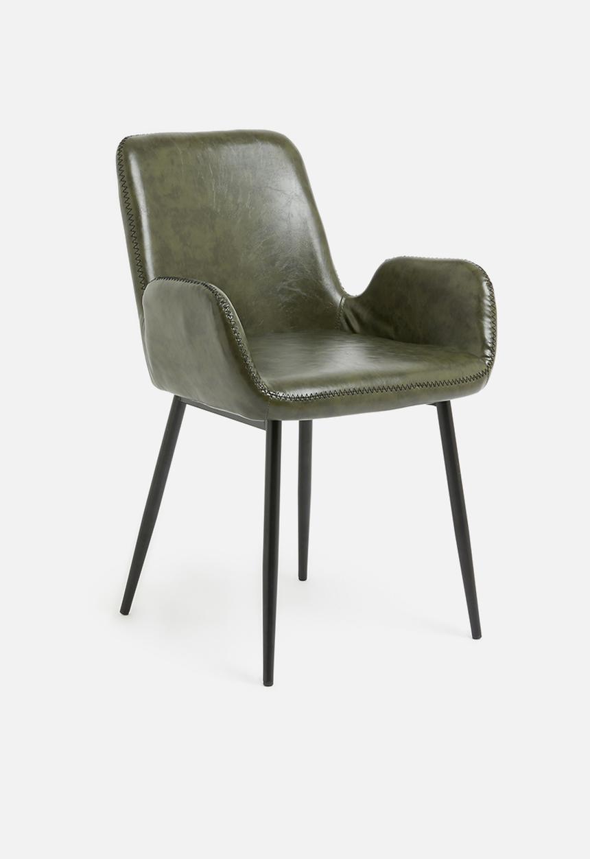 Sixth Floor - Balti dining chair - olive