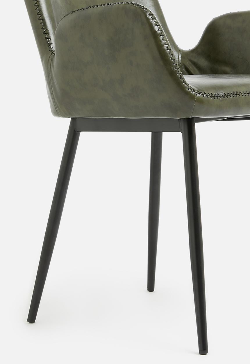 Sixth Floor - Balti dining chair - olive