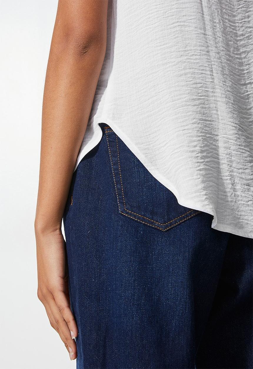 Superbalist - Grown on sleeve t-shirt shell - ivory