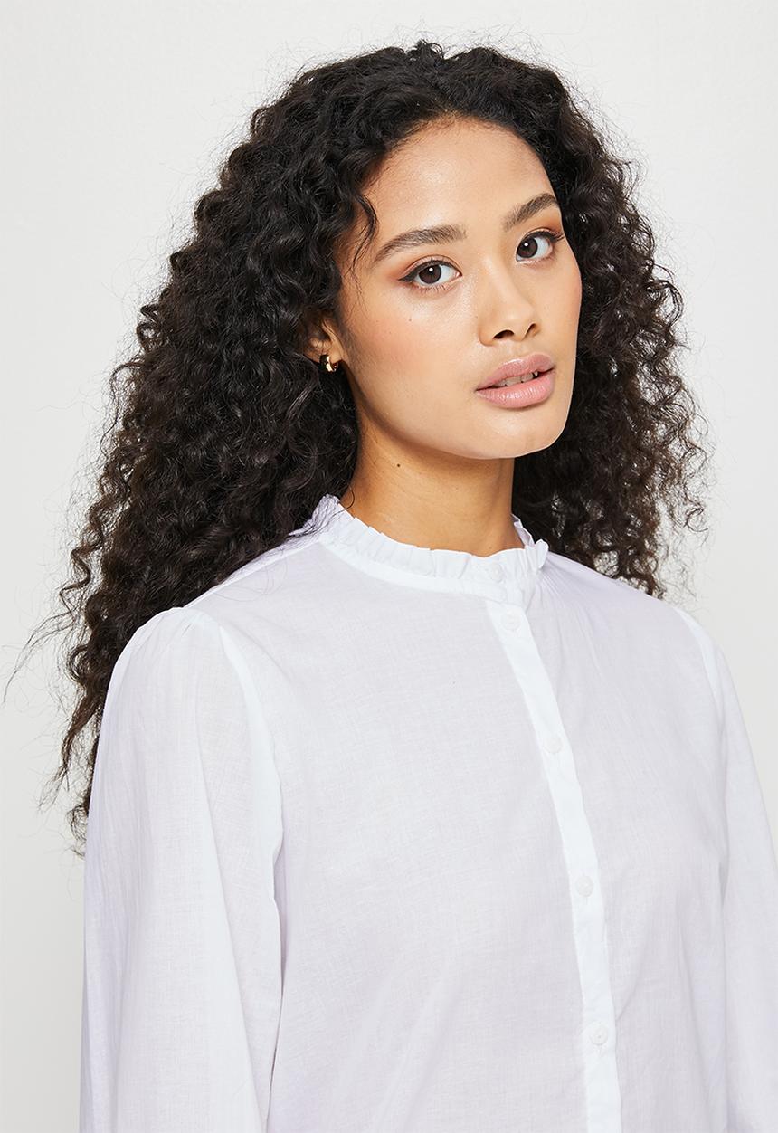edit - Piecrust cotton shirt - white