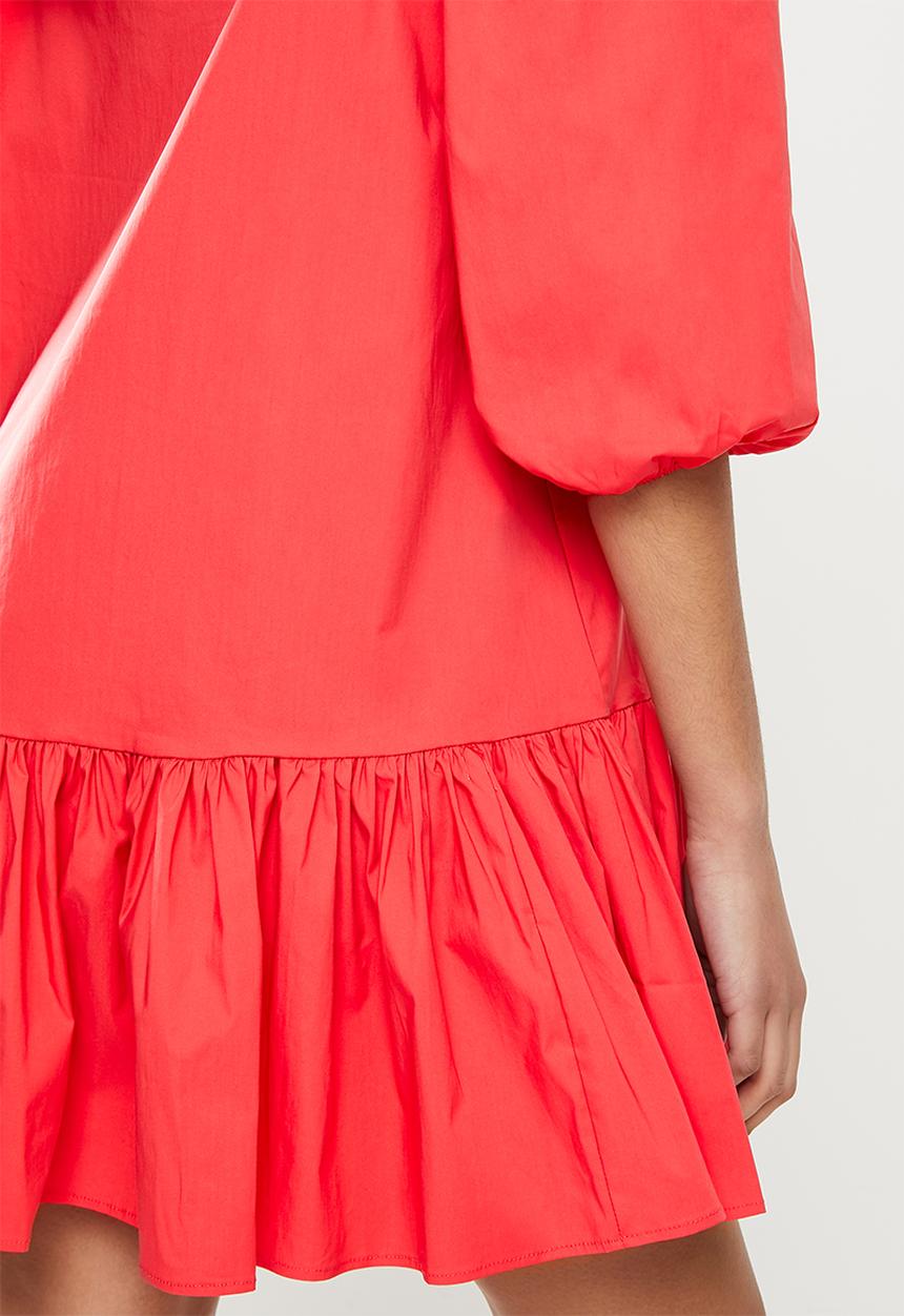 Glamorous - Elastane deep dress - coral