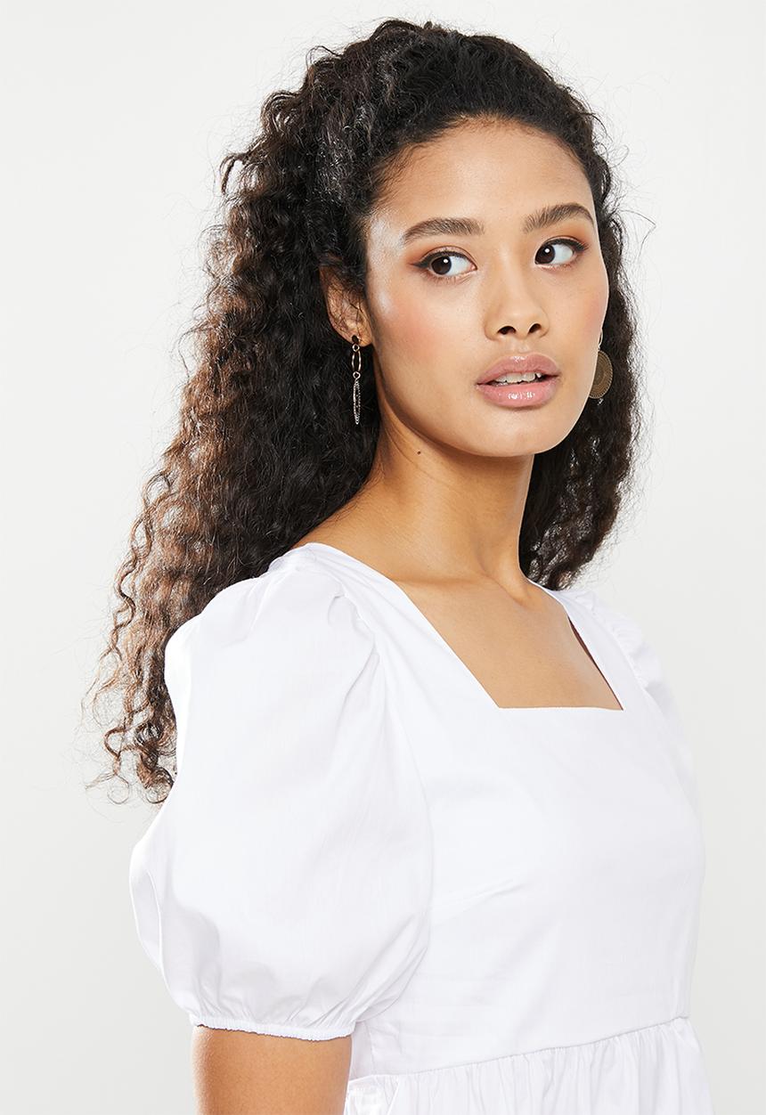Glamorous - Sheila woven top - white