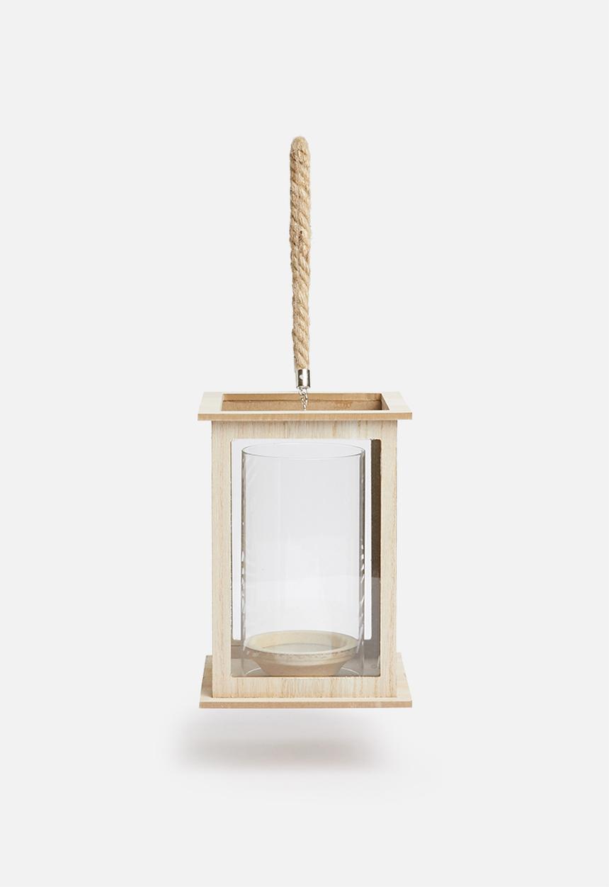 H&S - Leaf cut candle holder - natural