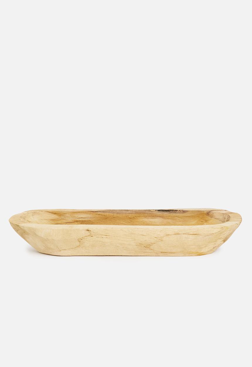 Excellent Houseware - Wooden bowl - Teak