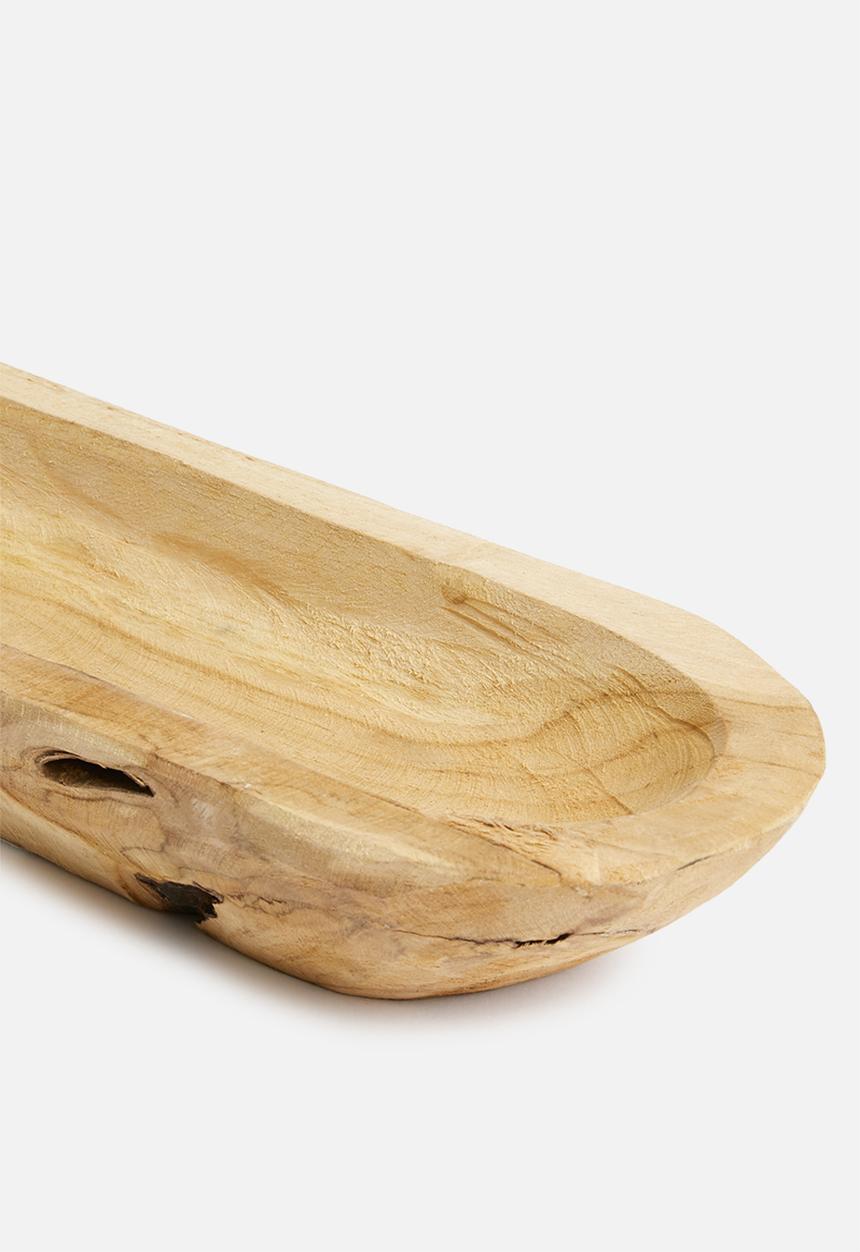 Excellent Houseware - Wooden bowl - Teak