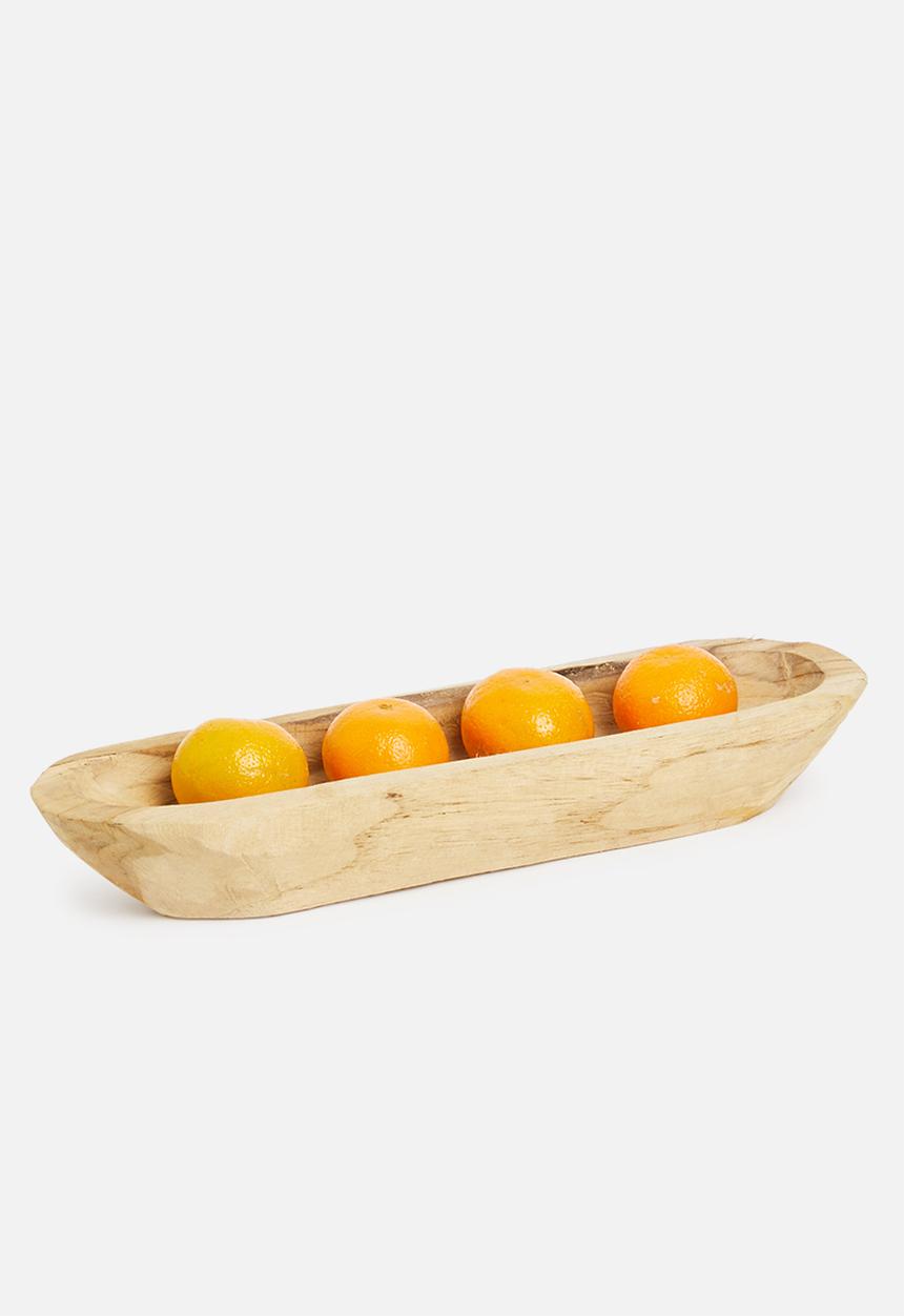 Excellent Houseware - Wooden bowl - Teak