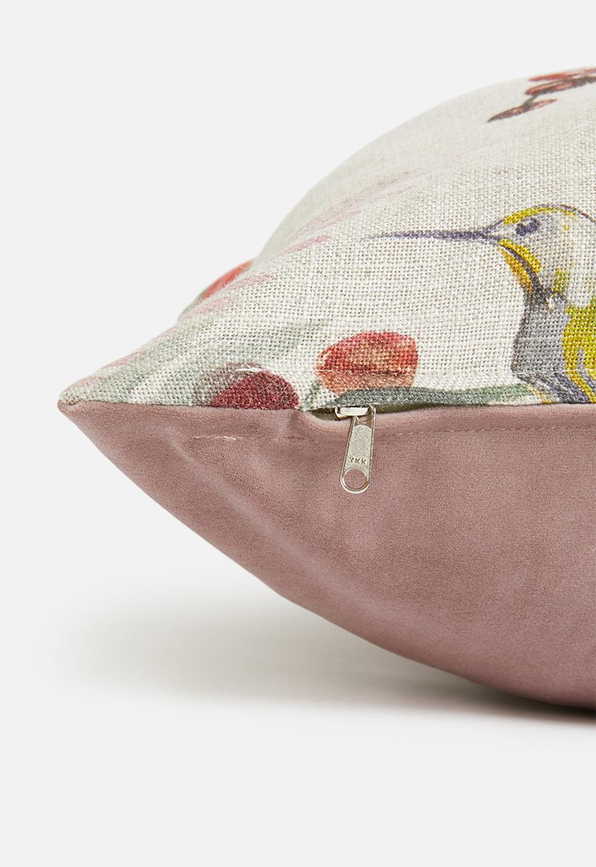 Hertex Fabrics - Sugarbush cushion cover - mauve