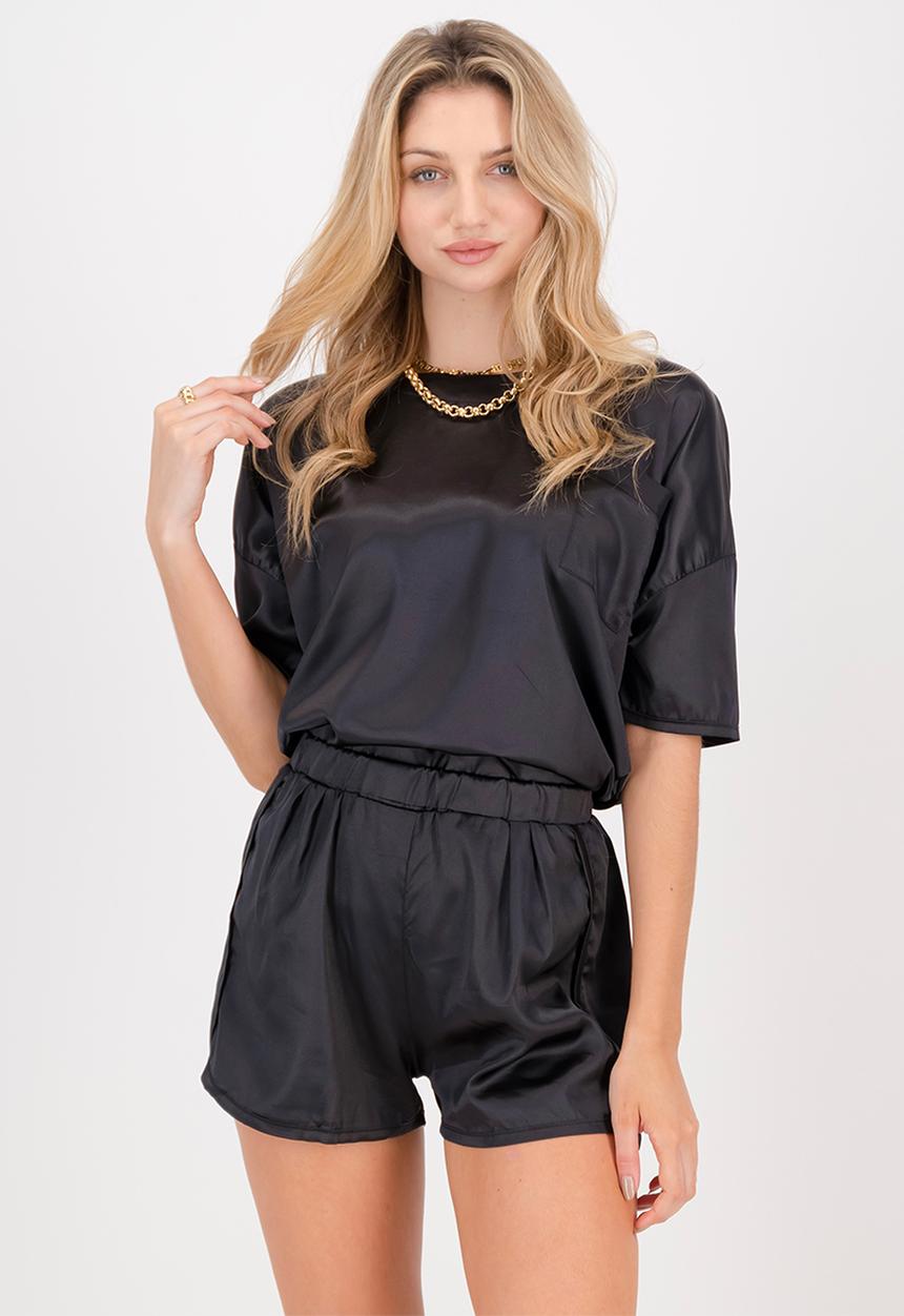 The Lot - Silky set - black