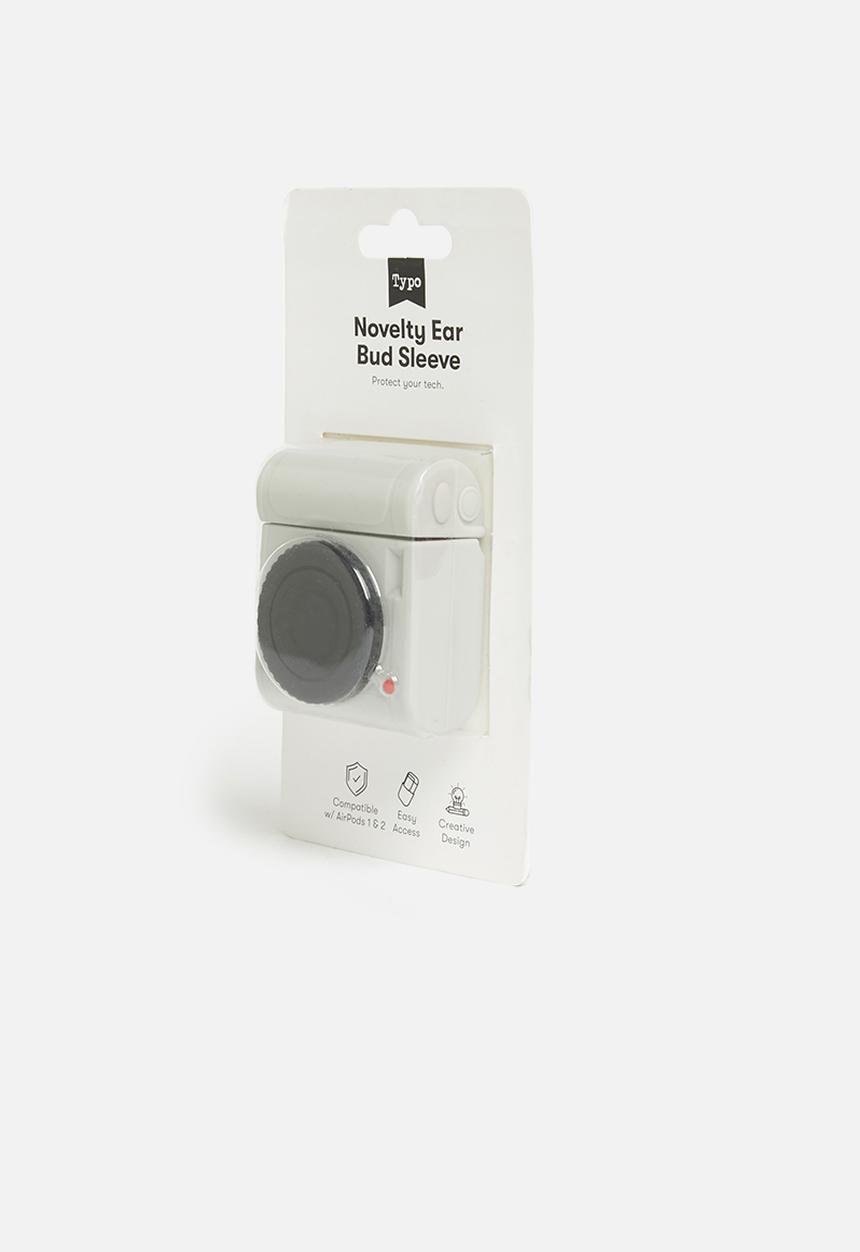 Typo - Novelty ear bud sleeve - grey