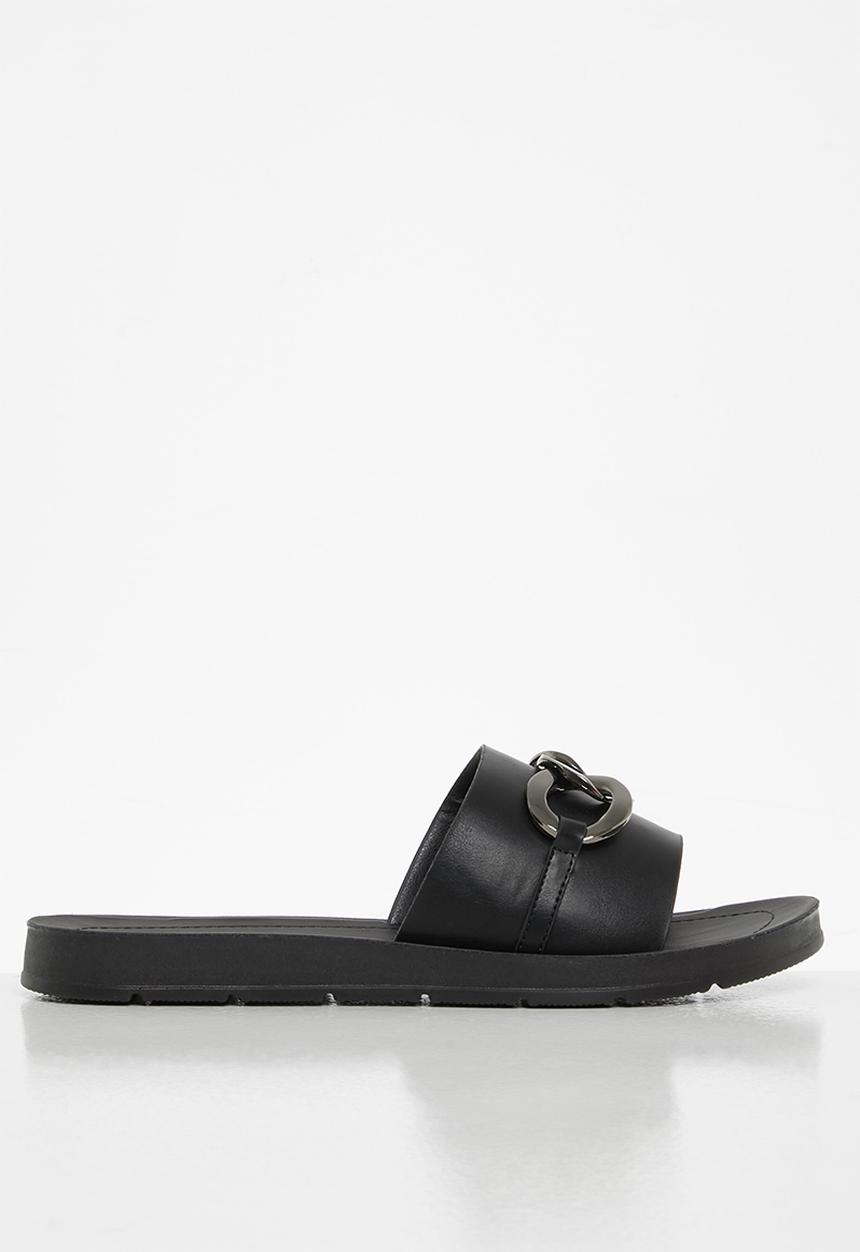 Madison® - Caroline chain strap slide - black