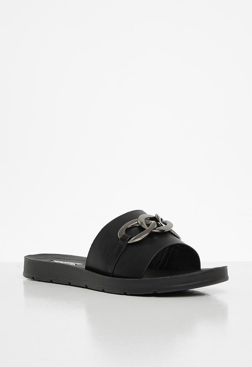 Madison® - Caroline chain strap slide - black