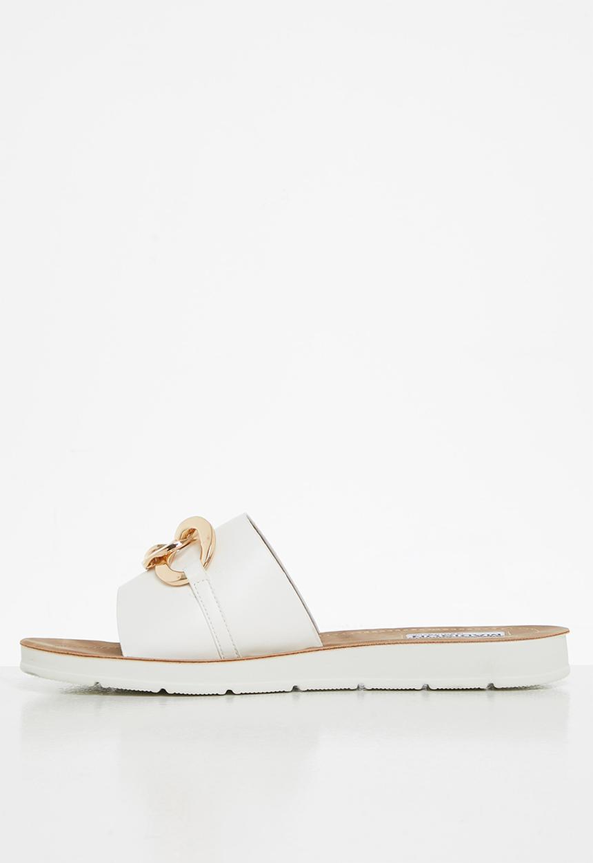 Madison® - Caroline chain strap slide - white