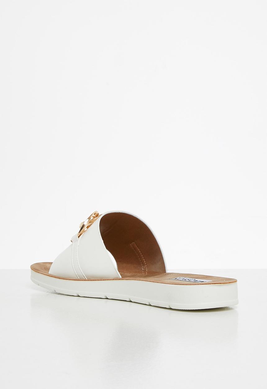 Madison® - Caroline chain strap slide - white