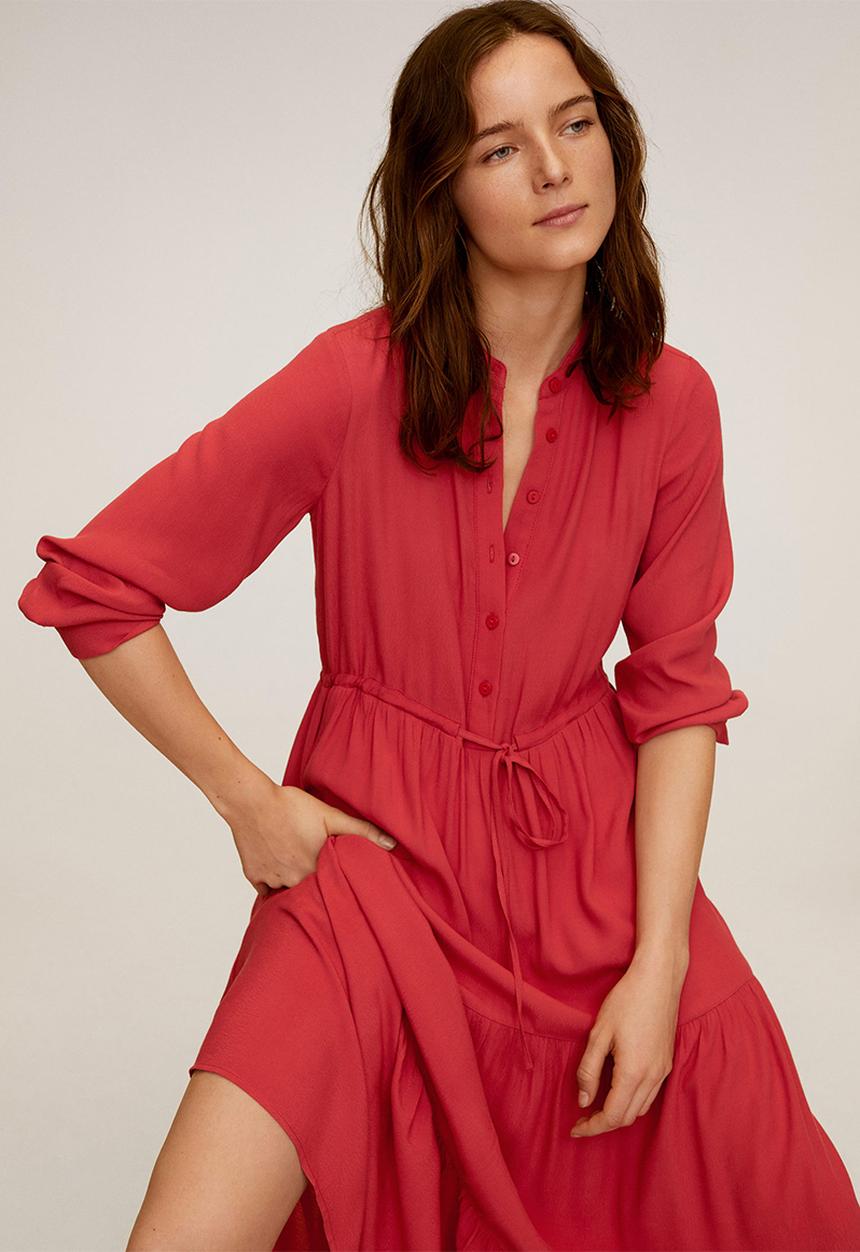 MANGO - Dress canyon - red