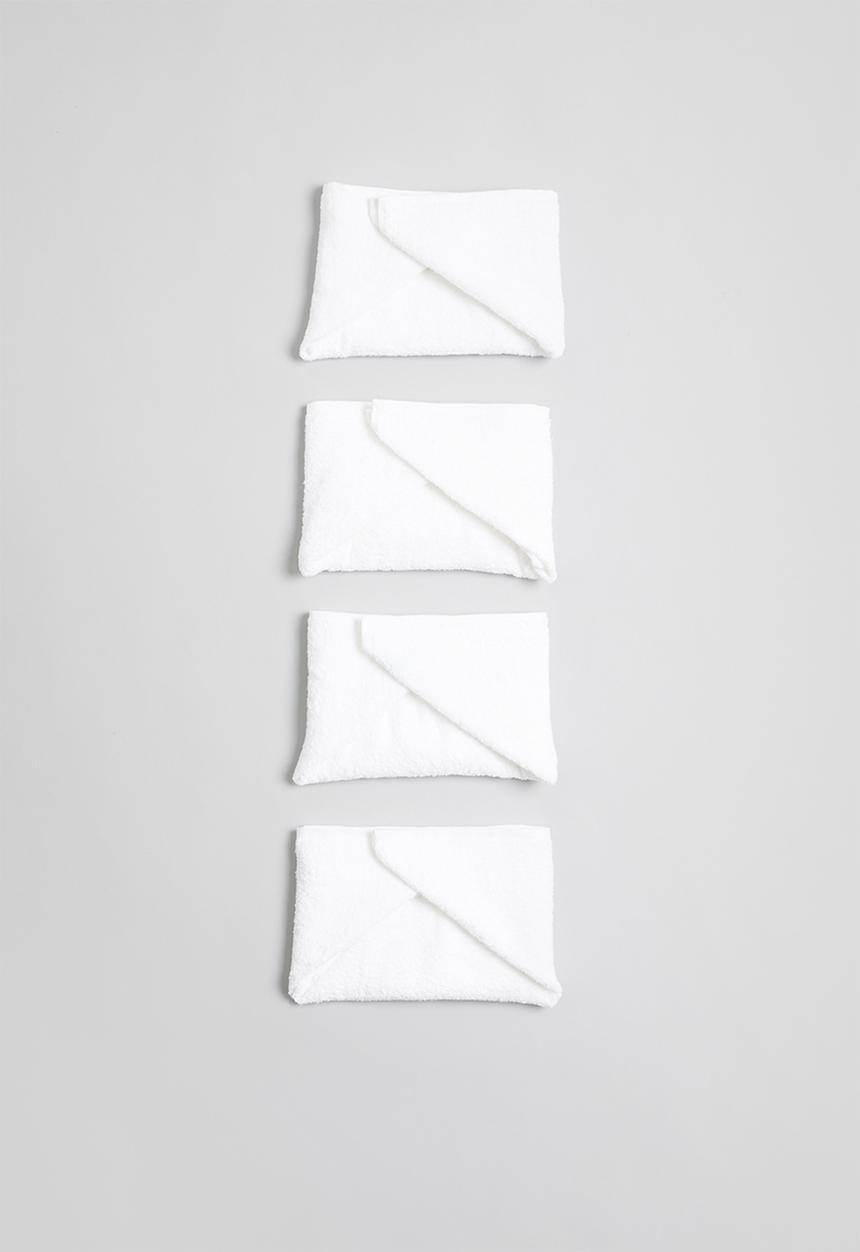 Pop Candy - 4-Pack towelling nappies - white