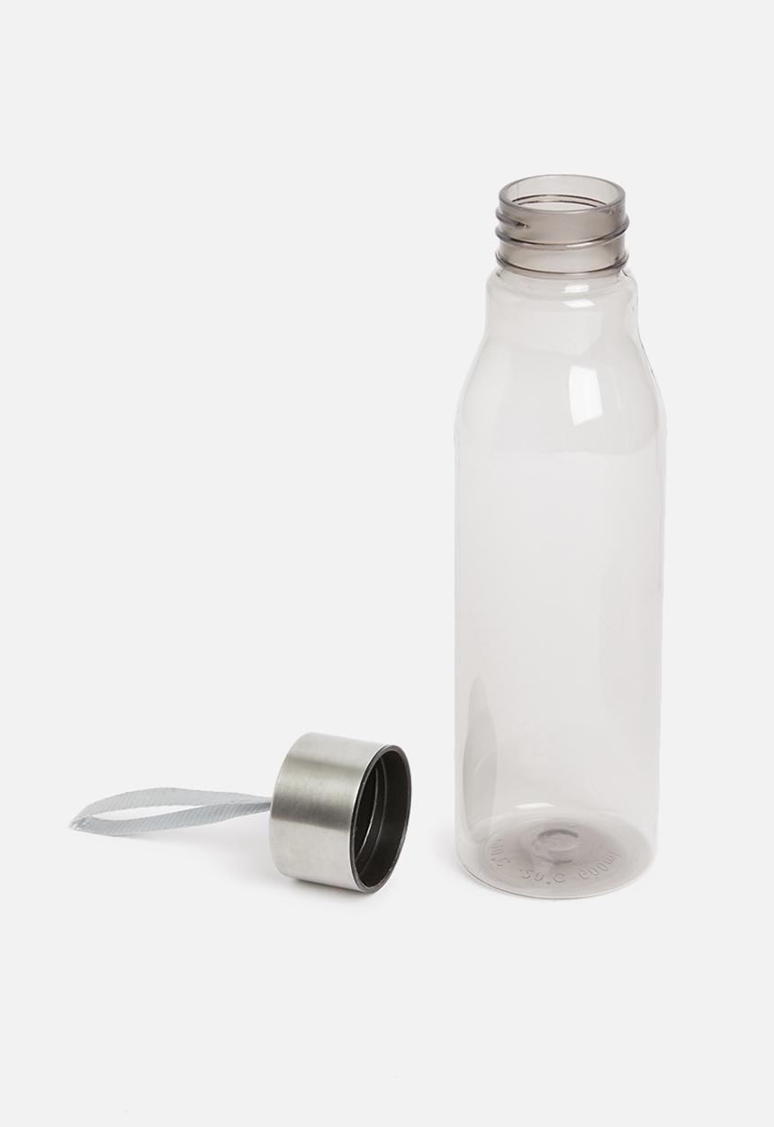 Rebel Republic - Cylinder water bottle - clear black