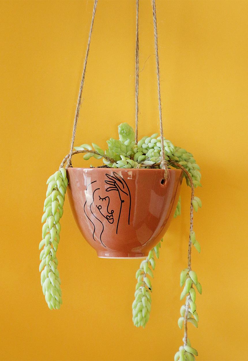 Sugar & Vice - Medium hanging planter - limiting beliefs
