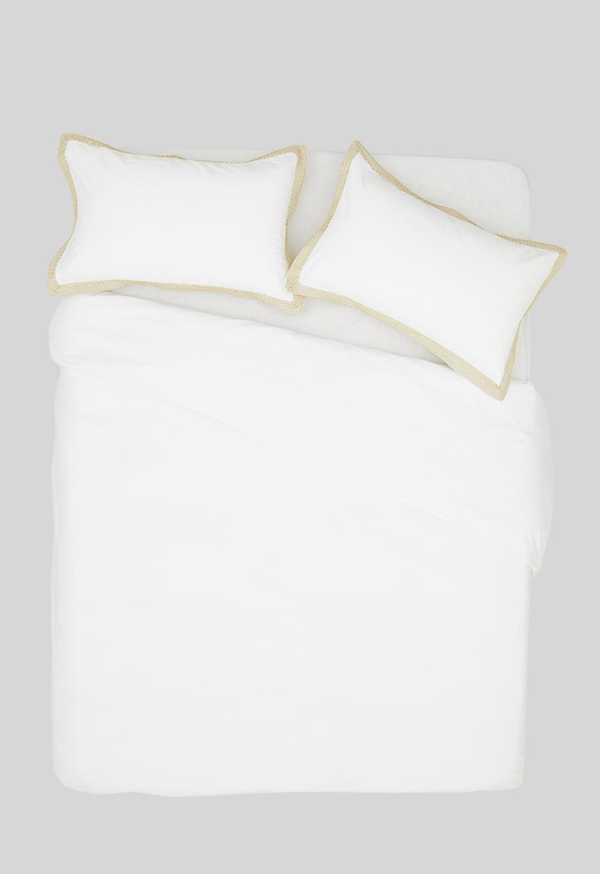 Sixth Floor - Pablo embroidered duvet set - mustard
