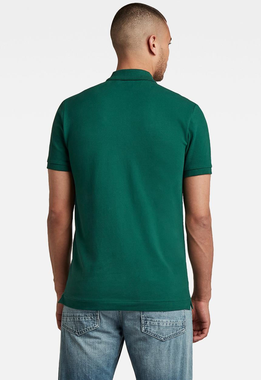 G-STAR - Dunda slim polo short sleeve - green