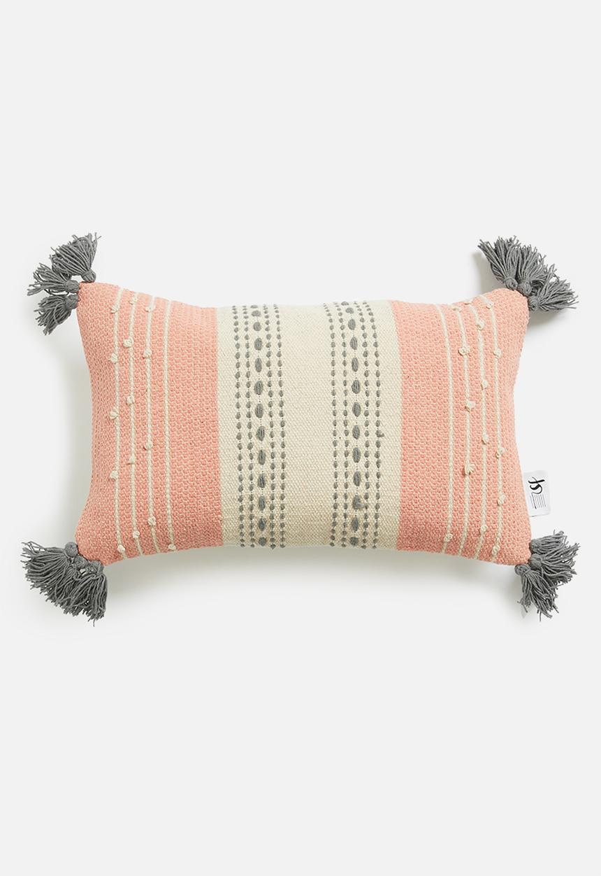 Sixth Floor - Bell woven cushion cover - pink