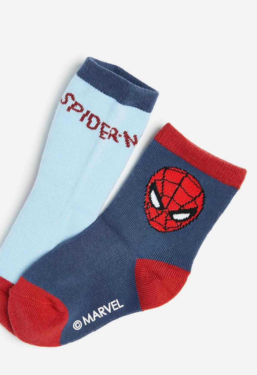 Cotton On - 2 Pack lcn crew sock - lcn mar spiderman