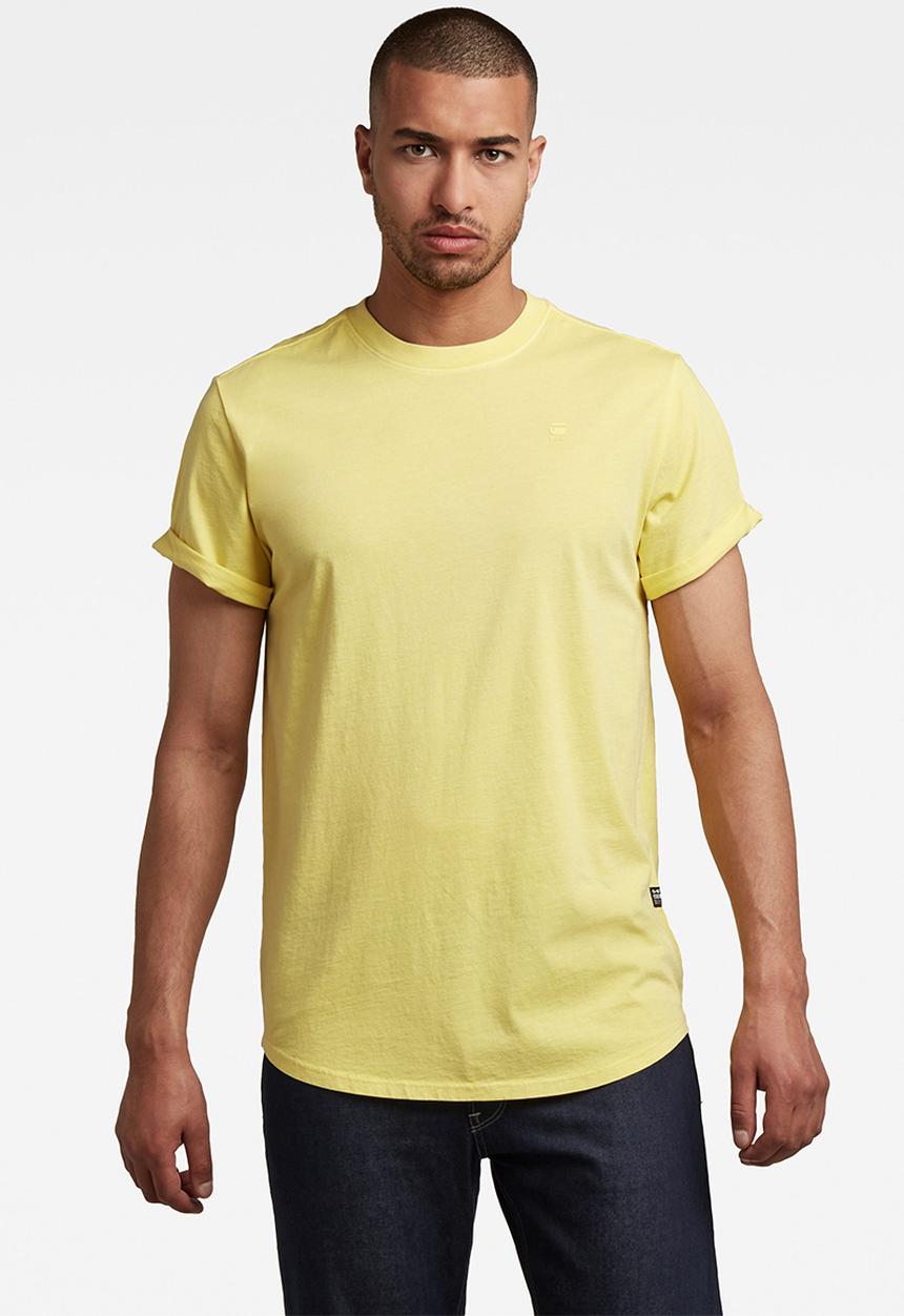 G-STAR - Lash r short sleeve tee - dk bleach yellow gd