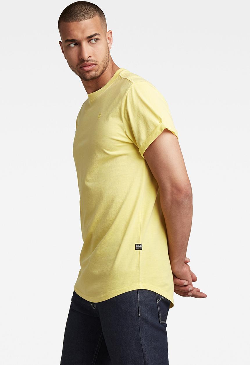 G-STAR - Lash r short sleeve tee - dk bleach yellow gd