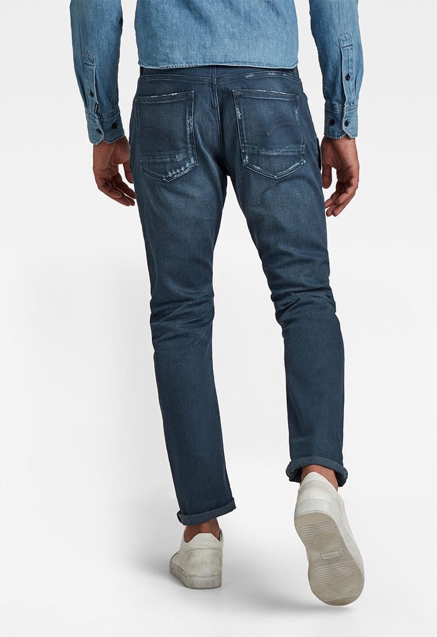 G-STAR - A-staq tapered - worn in rivulet patch restored