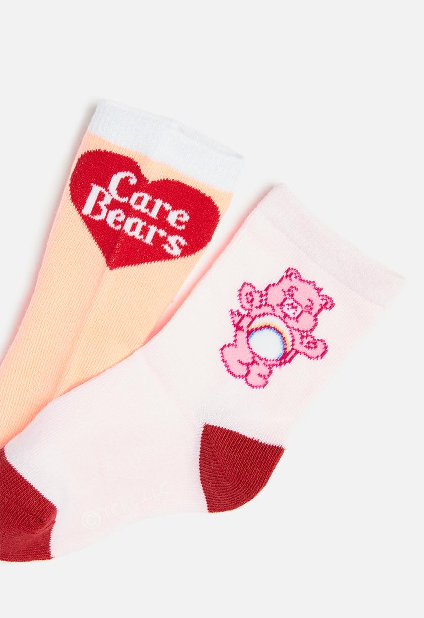 Cotton On - 2 Pack lcn crew sock - lcn clc care bears