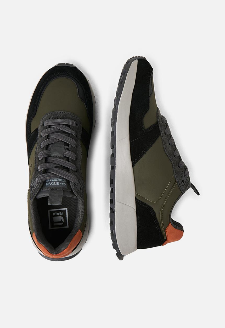 G-STAR - Theq run blk - olive & black 