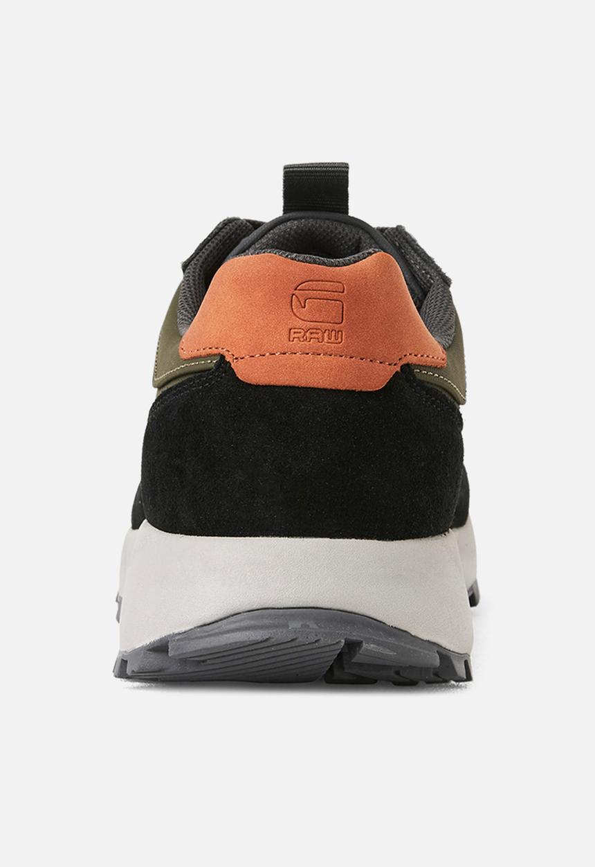G-STAR - Theq run blk - olive & black 