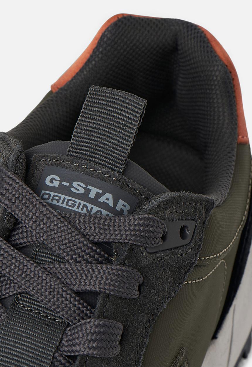 G-STAR - Theq run blk - olive & black 