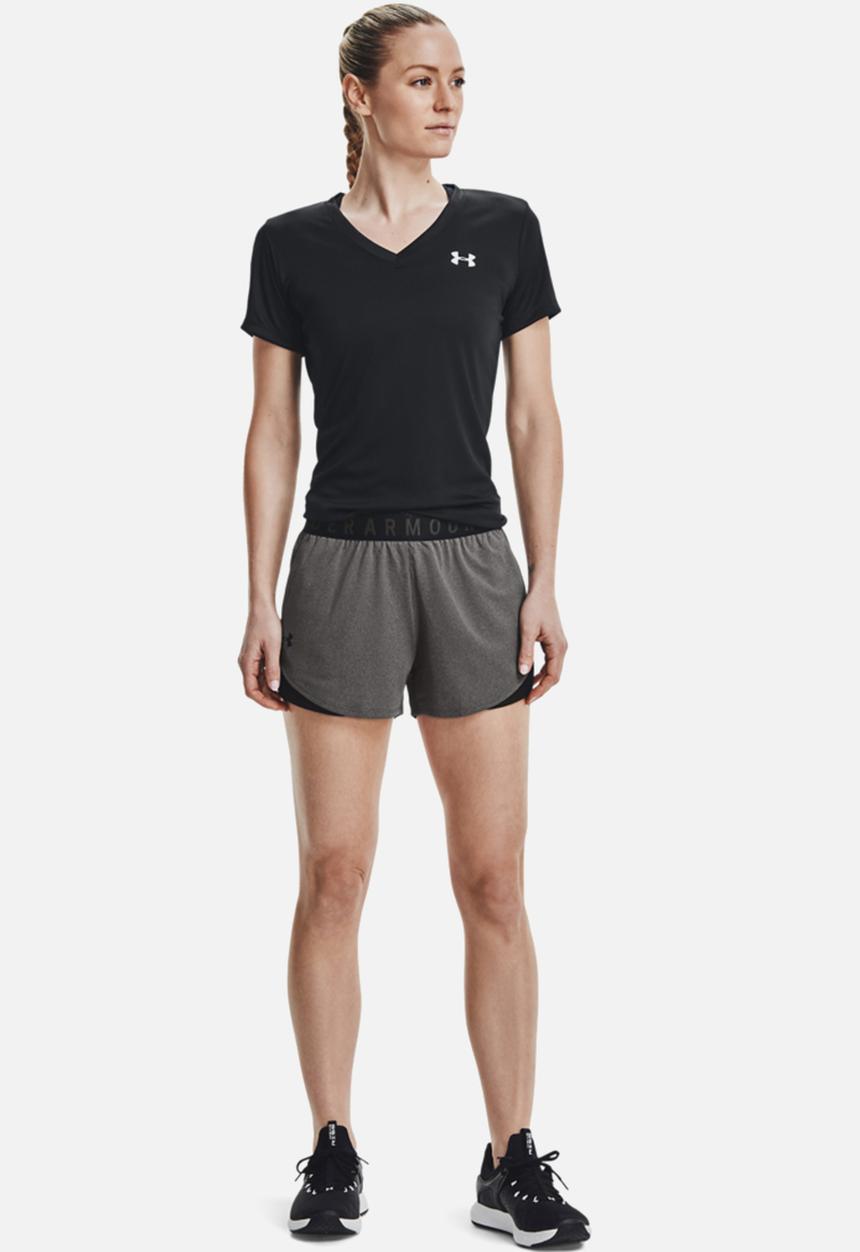 Under Armour - Play up shorts 3.0 - carbon heather / black