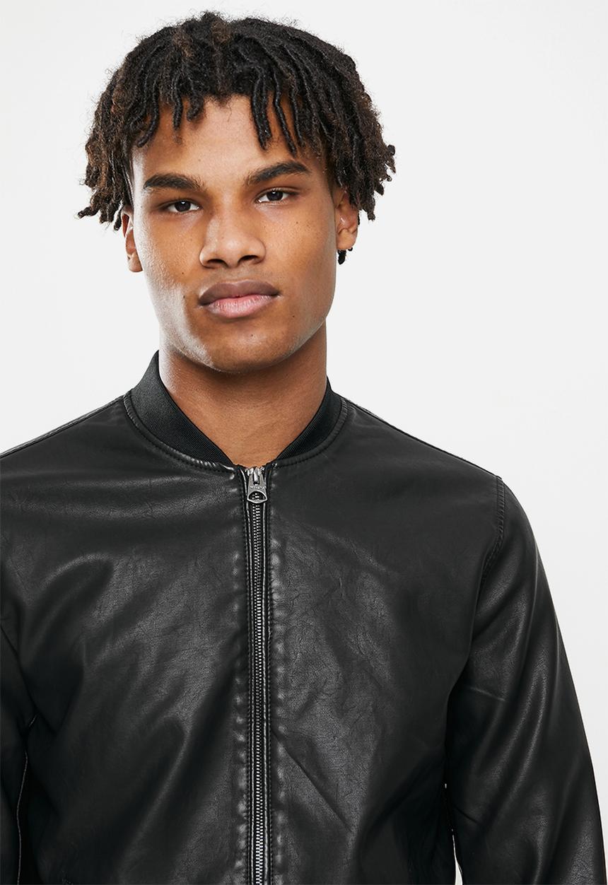 Only & Sons - Saksel bomber jacket - black