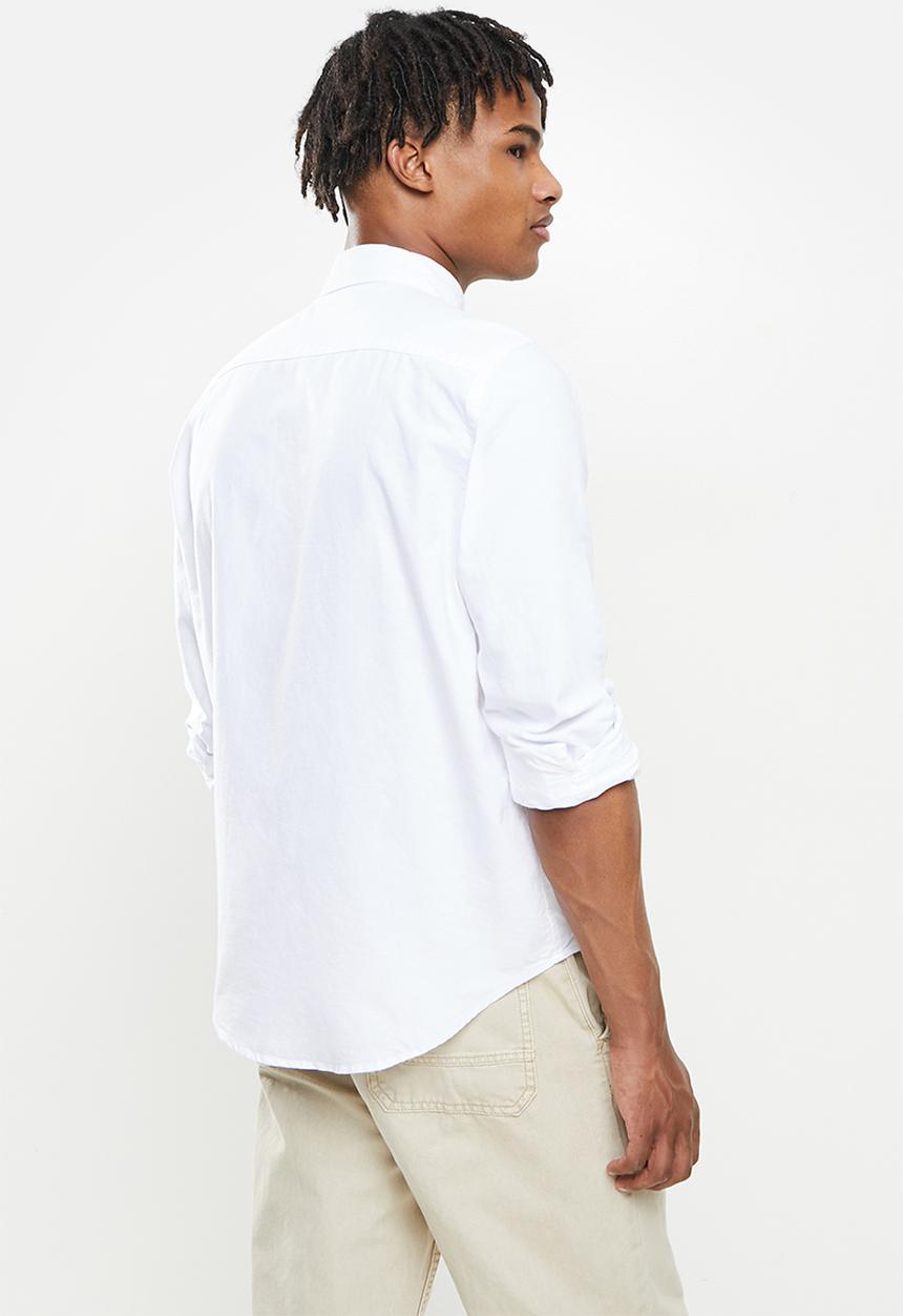 Cotton On - Mayfair long sleeve shirt - white