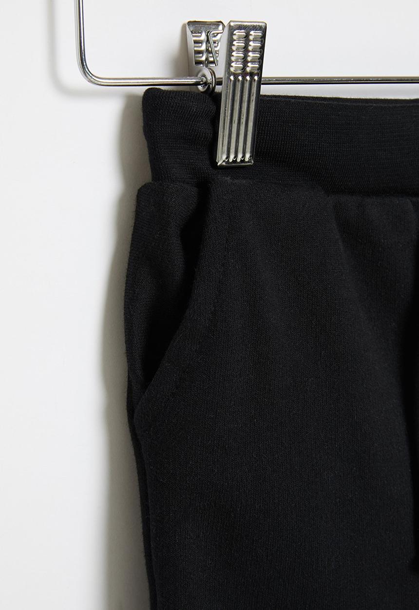 Rebel Republic - Single fleece short - black
