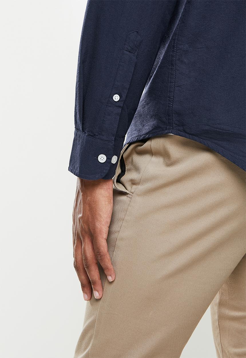 Cotton On - Mayfair long sleeve shirt - navy